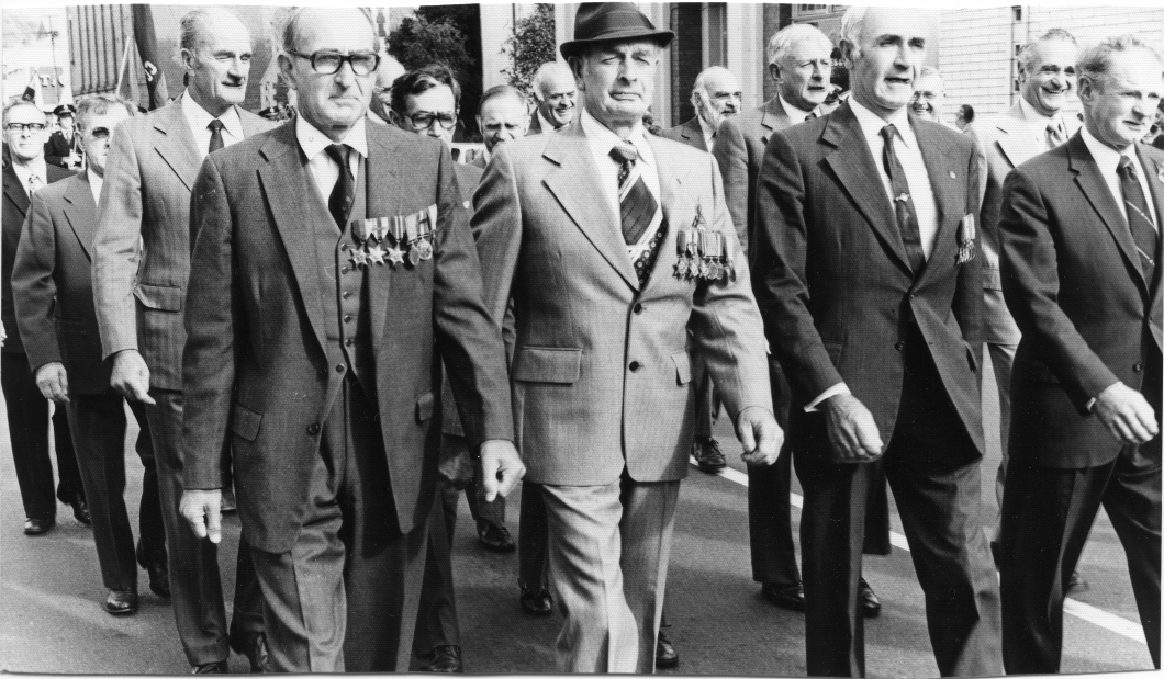 Anzac Day March in Melbourne 1981
