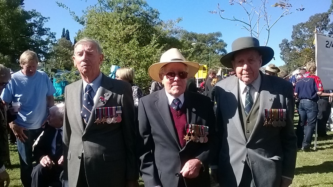 Anzac Day March in Melbourne 2014