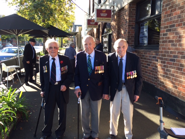 Anzac Day reunion in Melbourne 2016
