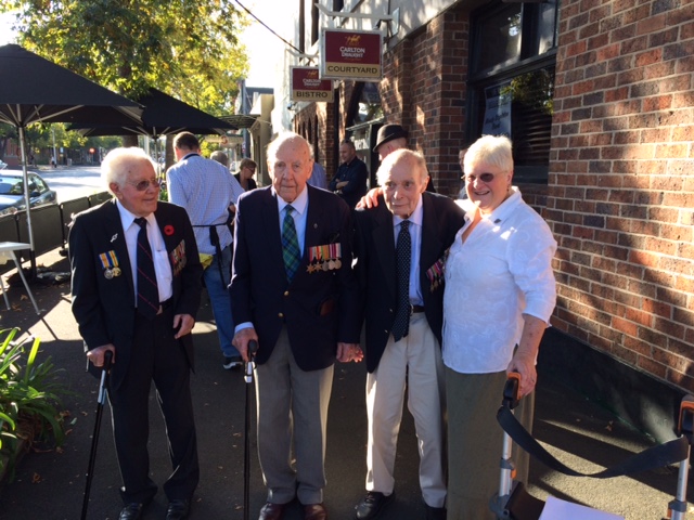 Anzac Day reunion in Melbourne 2016