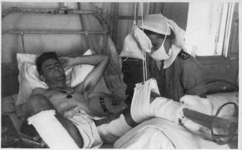 John Leslie Steer TX525 in Hospital