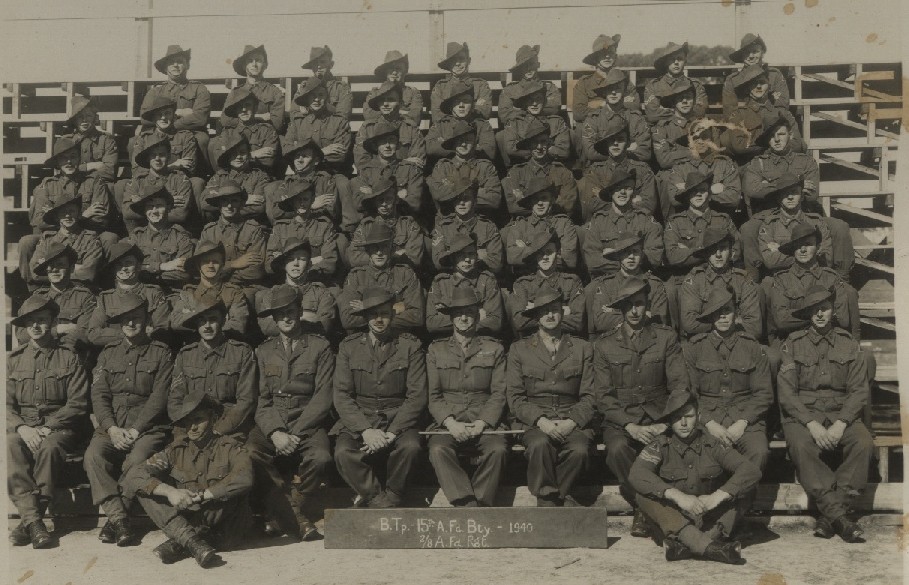 B Troop, 15th Battery, 1940