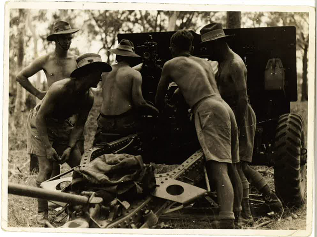 Gunners at Atherton Tableland.