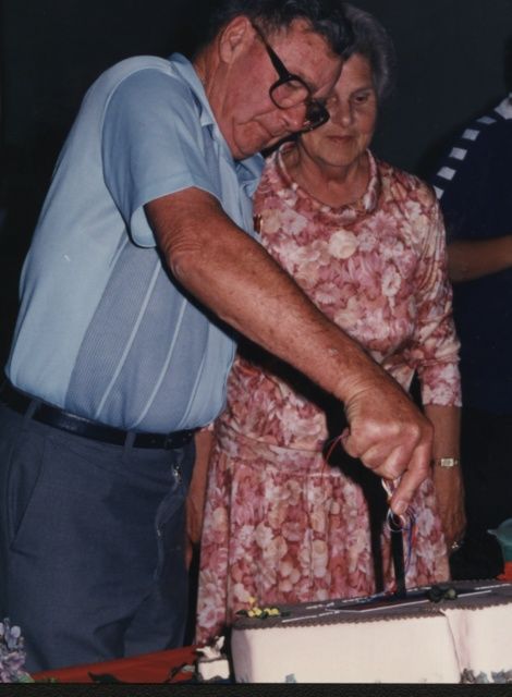 Mick Bailey with wife Betty