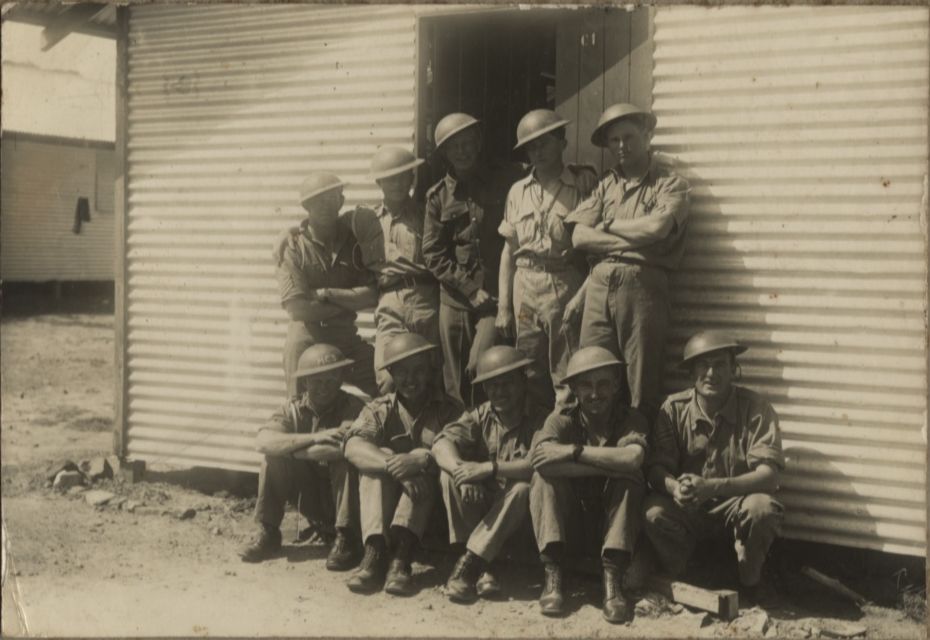 Apparantly taken outside Snooky Barnes' hut