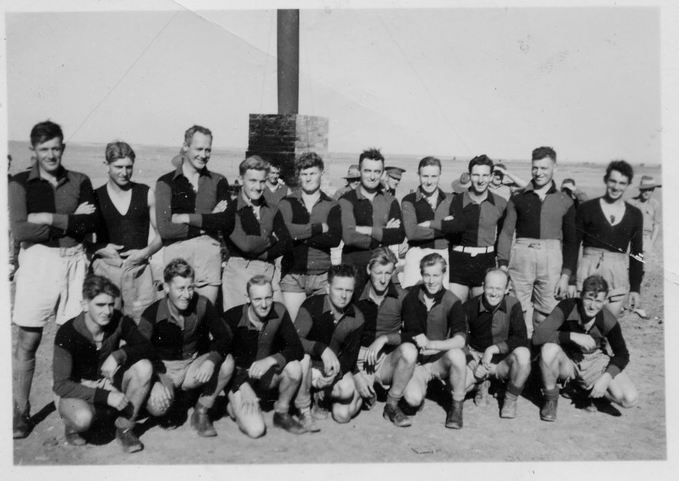 Football Team 15th Battery Palestine 1942