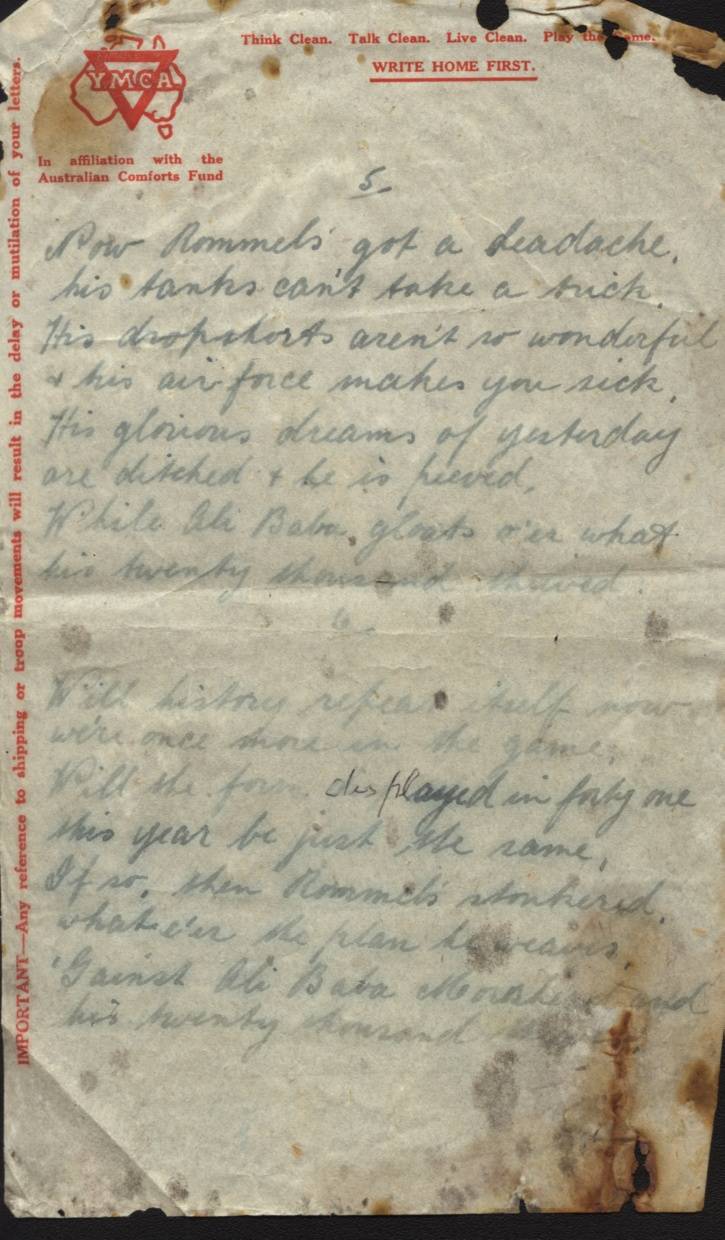 Page of a poem by Jack Quilty